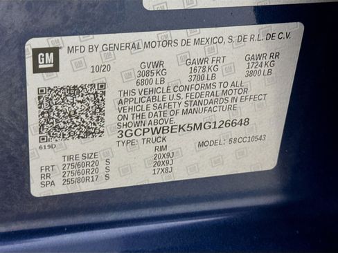 Used 2021 Chevrolet Silverado 1500 Custom w/ LPO, Dark Essentials Package image 35