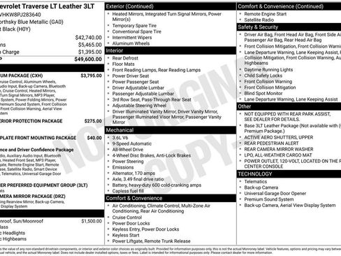Used 2023 Chevrolet Traverse LT w/ LT Premium Package image 21