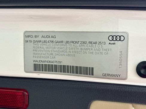 Used 2019 Audi A4 2.0T Premium w/ Convenience Package AWD/4WD image 30