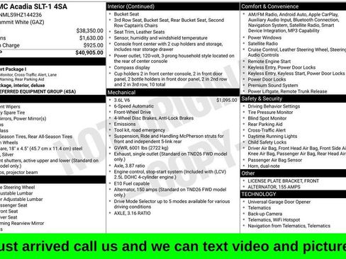 Used 2017 GMC Acadia SLT FWD image 1