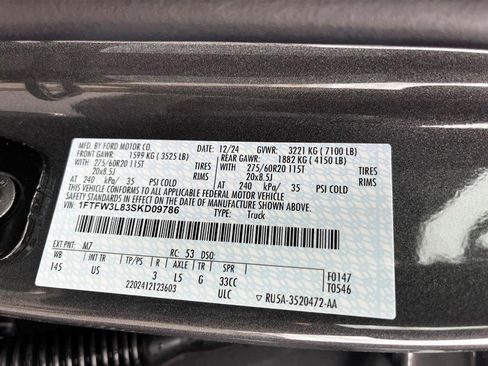 New 2025 Ford F150 XLT w/ Equipment Group 303A High image 17