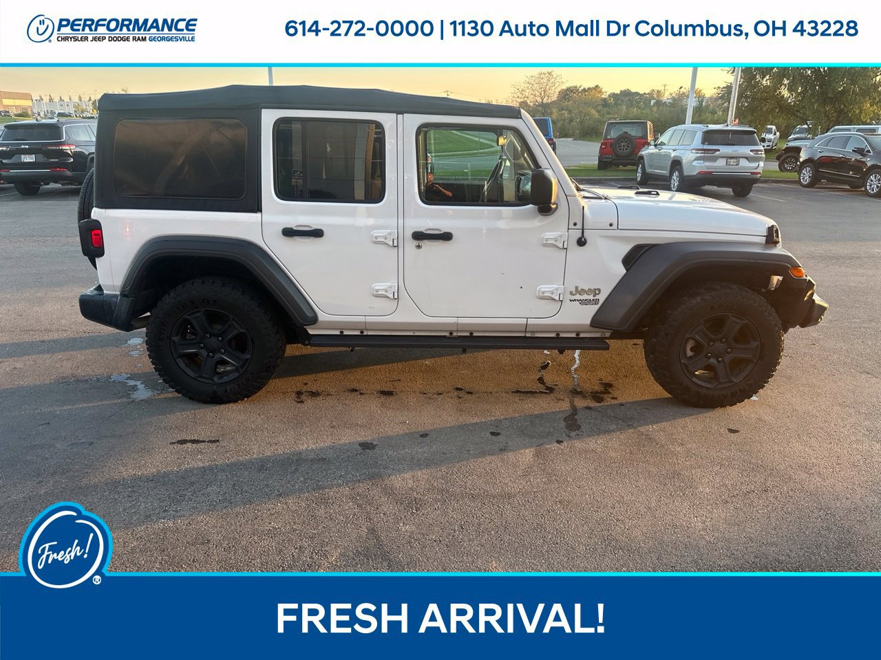 Used 2021 Jeep Wrangler Unlimited Sport AWD/4WD image 3