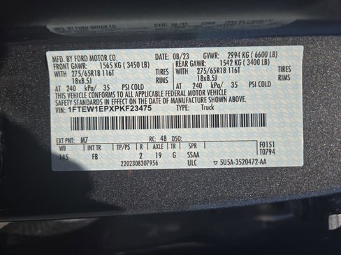 Used 2023 Ford F150 XLT w/ Equipment Group 302A High AWD/4WD image 26