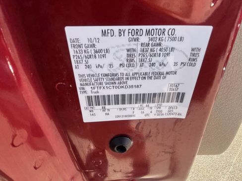 Used 2013 Ford F150 Lariat w/ Lariat Chrome Pkg image 31