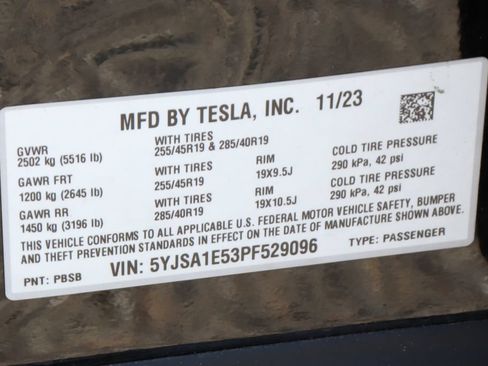 Used 2023 Tesla Model S Standard Range AWD/4WD image 56