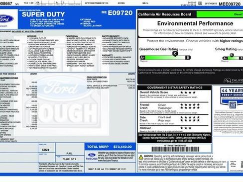 Used 2021 Ford F250 Lariat w/ Lariat Ultimate Package AWD/4WD image 59
