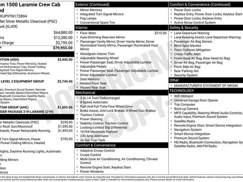 Used 2026 RAM 1500 Laramie w/ Night Edition AWD/4WD image 39