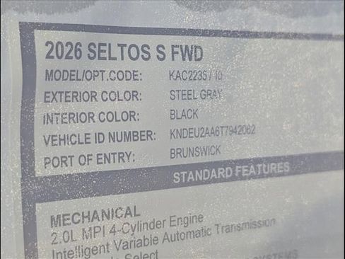 New 2026 Kia Seltos S image 14
