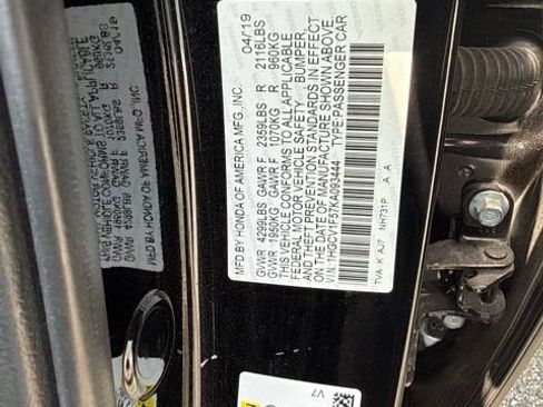 Used 2019 Honda Accord EX-L image 9