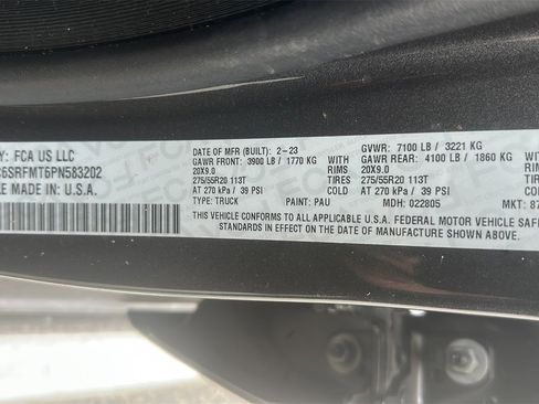 Used 2023 RAM 1500 Big Horn image 9