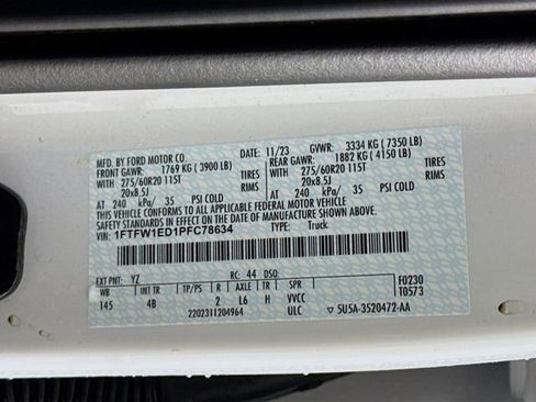 Certified 2023 Ford F150 XLT w/ Equipment Group 302A High image 32