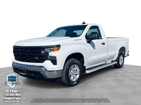 Certified 2025 Chevrolet Silverado 1500 W/T RWD image 1