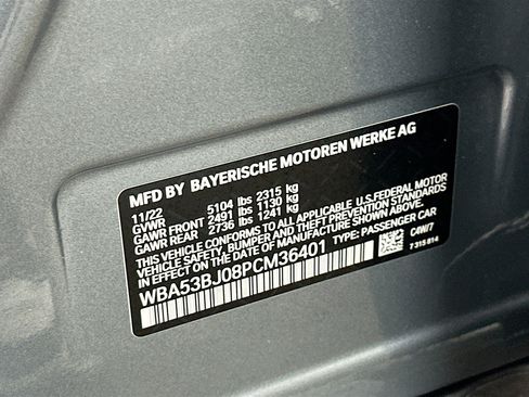 Certified 2023 BMW 540i w/ Convenience Package RWD image 35
