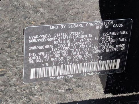 New 2026 Subaru Outback Touring XT image 18