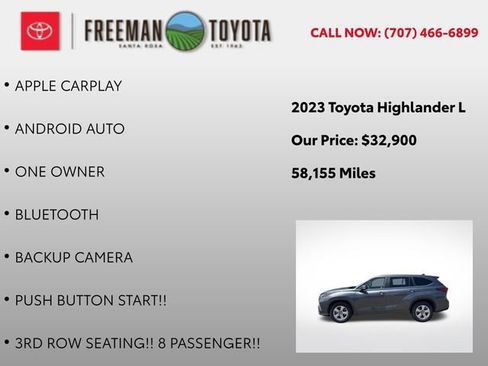 Used 2023 Toyota Highlander L FWD image 5