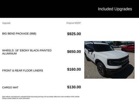 Used 2021 Ford Bronco Sport Big Bend w/ Big Bend Package (96B) AWD/4WD image 6