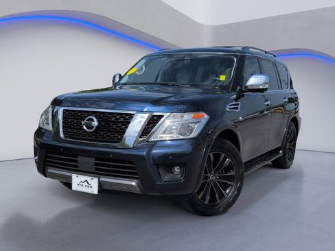 Used 2019 Nissan Armada Platinum w/ Captain's Chairs Package RWD image 2