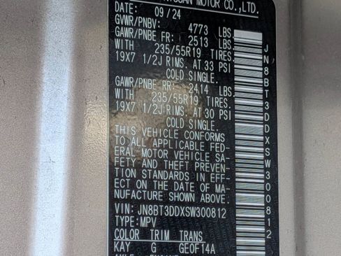 Certified 2025 Nissan Rogue Platinum w/ Platinum Premium Package image 36