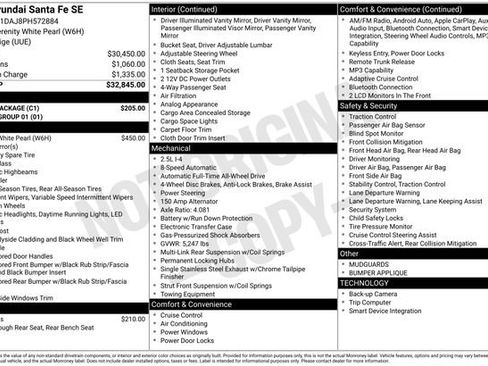 Used 2023 Hyundai Santa Fe SE w/ Cargo Package AWD/4WD image 15