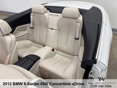 Used 2012 BMW 650i xDrive Convertible AWD/4WD image 26