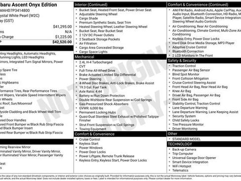 Used 2023 Subaru Ascent Onyx Edition image 4