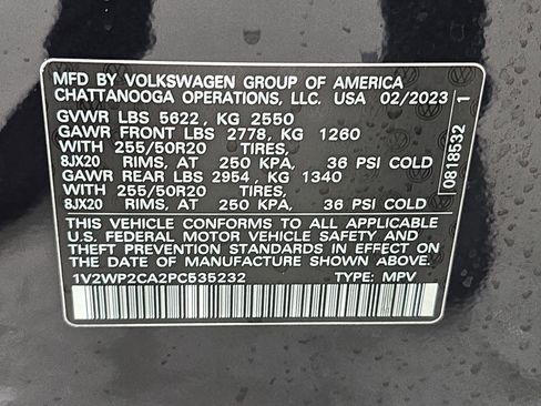 Certified 2023 Volkswagen Atlas SE image 36