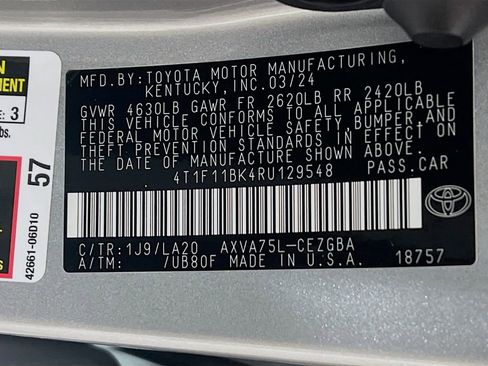 Certified 2024 Toyota Camry XLE w/ Cold Weather Package image 29