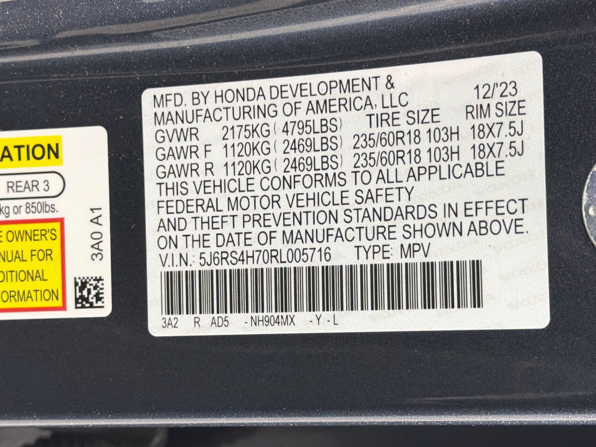 Used 2024 Honda CR-V EX-L image 12