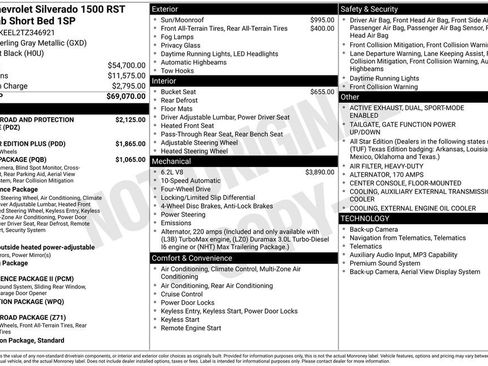 New 2026 Chevrolet Silverado 1500 RST AWD/4WD image 91