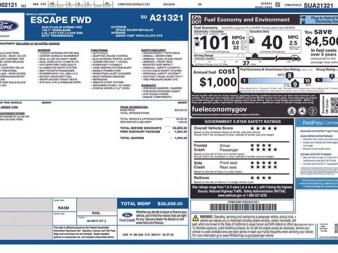 Used 2025 Ford Escape SE FWD image 35