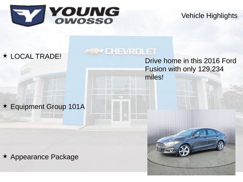 Used 2016 Ford Fusion S w/ Equipment Group 101A image 7