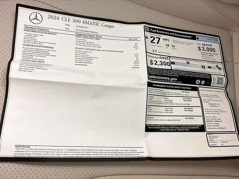 New 2026 Mercedes-Benz CLE 300 4MATIC Coupe image 13