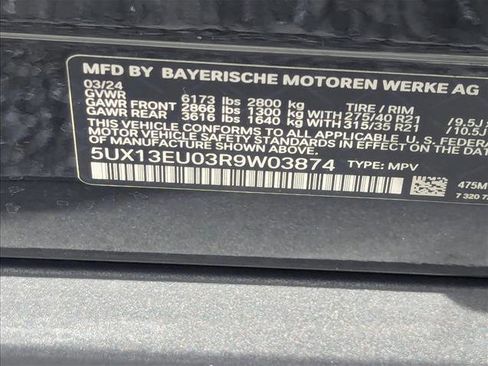 Certified 2024 BMW X5 sDrive40i w/ Parking Assistance Package RWD image 22