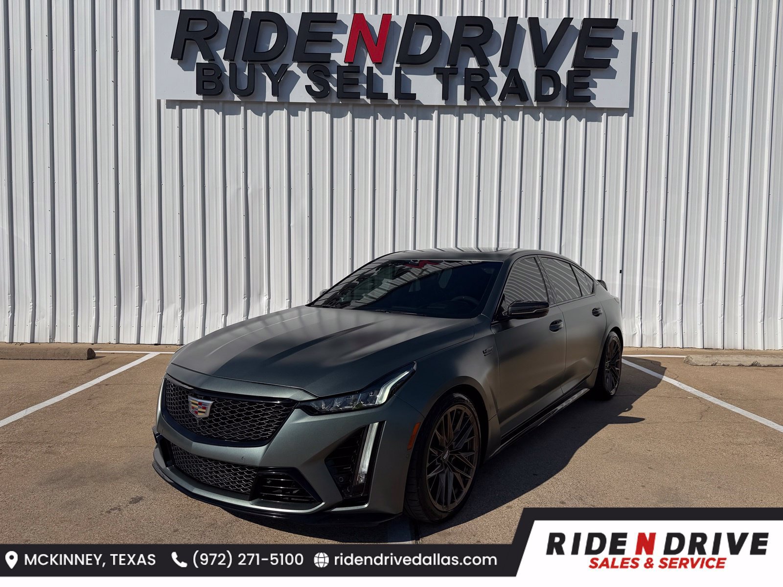 Used 2022 Cadillac CT5 V Blackwing w/ Parking Package RWD image 1