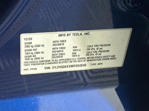 Used 2021 Tesla Model Y Long Range AWD/4WD image 12