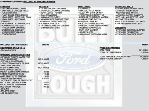 Used 2023 Ford F150 Tremor w/ Trailer Tow Package image 2