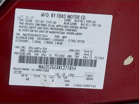 Used 2019 Ford EcoSport SE w/ SE Convenience Package FWD image 30