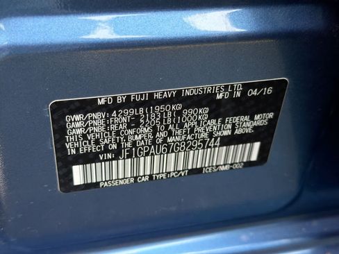 Used 2016 Subaru Impreza 2.0i Sport Limited AWD/4WD image 37