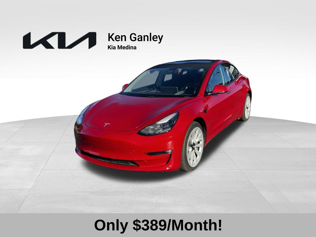 Used 2021 Tesla Model 3 Long Range AWD/4WD image 1