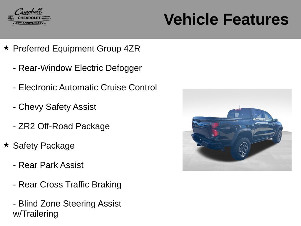 Used 2024 Chevrolet Colorado ZR2 w/ Technology Package AWD/4WD image 5