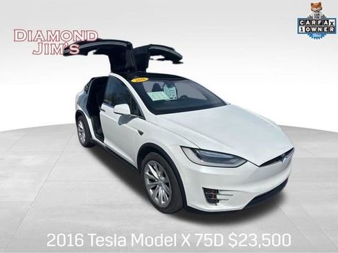 Used 2016 Tesla Model X 75D AWD/4WD image 1