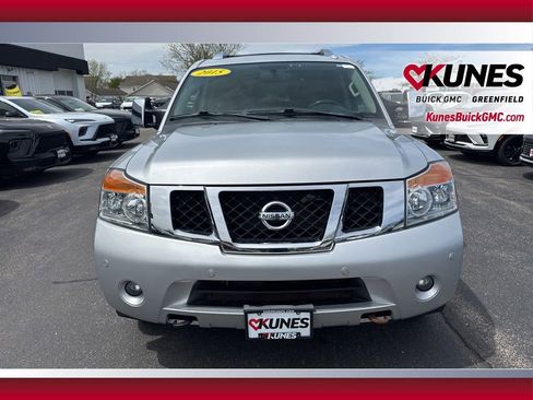 Used 2015 Nissan Armada Platinum w/ 2nd Row Captain Seat Package AWD/4WD image 9