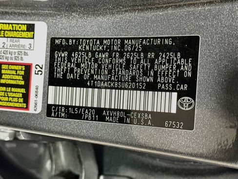 Used 2025 Toyota Camry SE w/ Multimedia Upgrade Package FWD image 32
