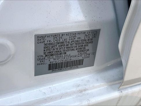 New 2025 Nissan Versa SV w/ Trunk Package image 17