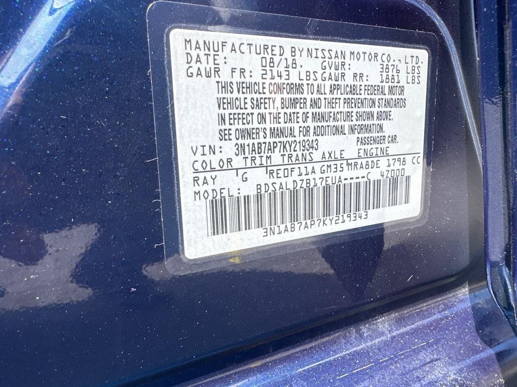 Used 2019 Nissan Sentra SV FWD image 19