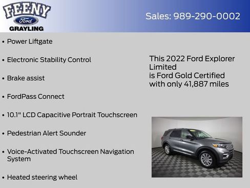 Used 2022 Ford Explorer Limited AWD/4WD image 22