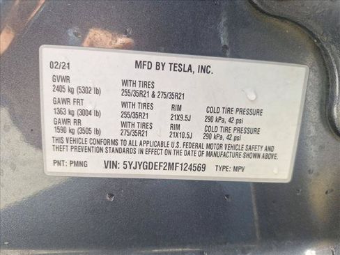 Used 2021 Tesla Model Y Performance AWD/4WD image 17