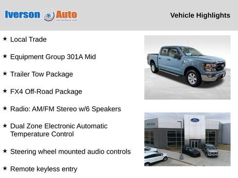 Used 2023 Ford F150 XLT w/ Equipment Group 301A Mid AWD/4WD image 2