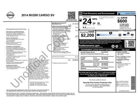 Used 2014 Nissan NV200 SV w/ Technology Package FWD image 2