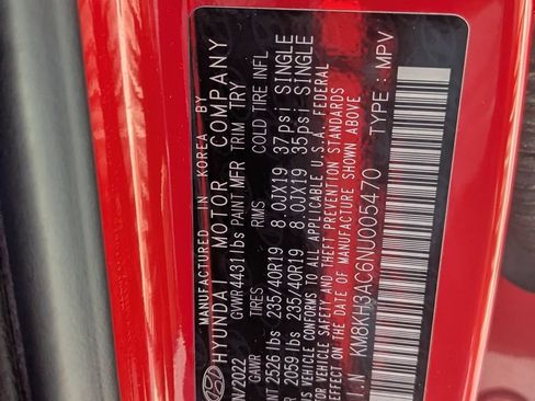 Used 2022 Hyundai Kona N w/ Cargo Package FWD image 39